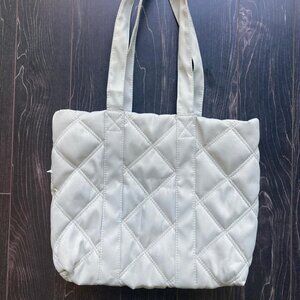Mint Green Quilted Shoulder Bag